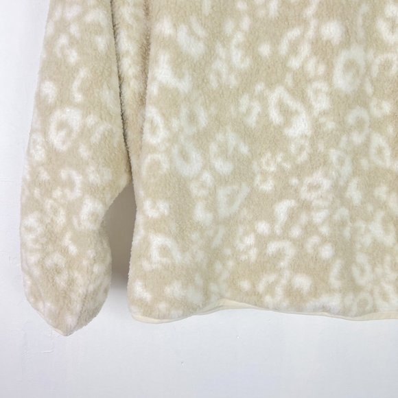 NWT All In Motion Sherpa Jacket Beige Leopard Size Small S NEW - Picture 12 of 13